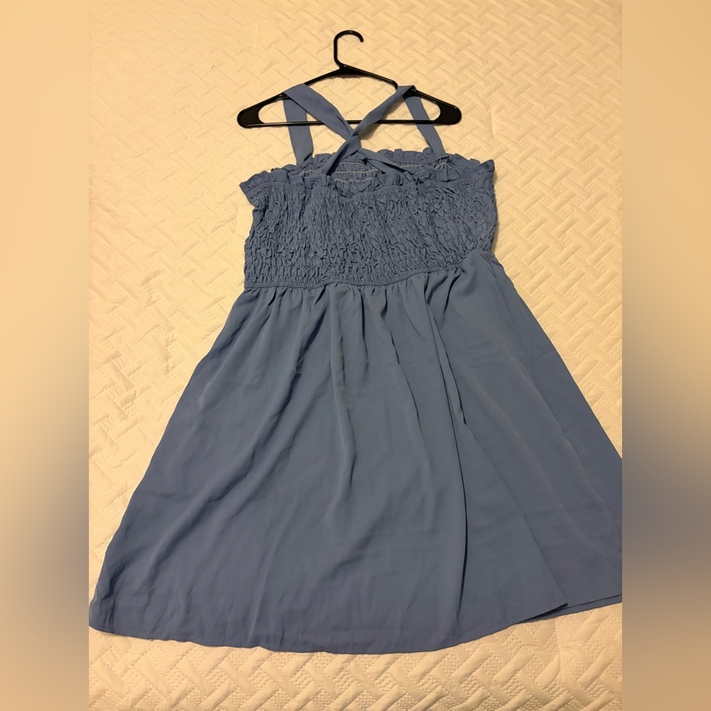 NWT Cupshe Light Blue XL Casual Sundress - Picture 2 of 4